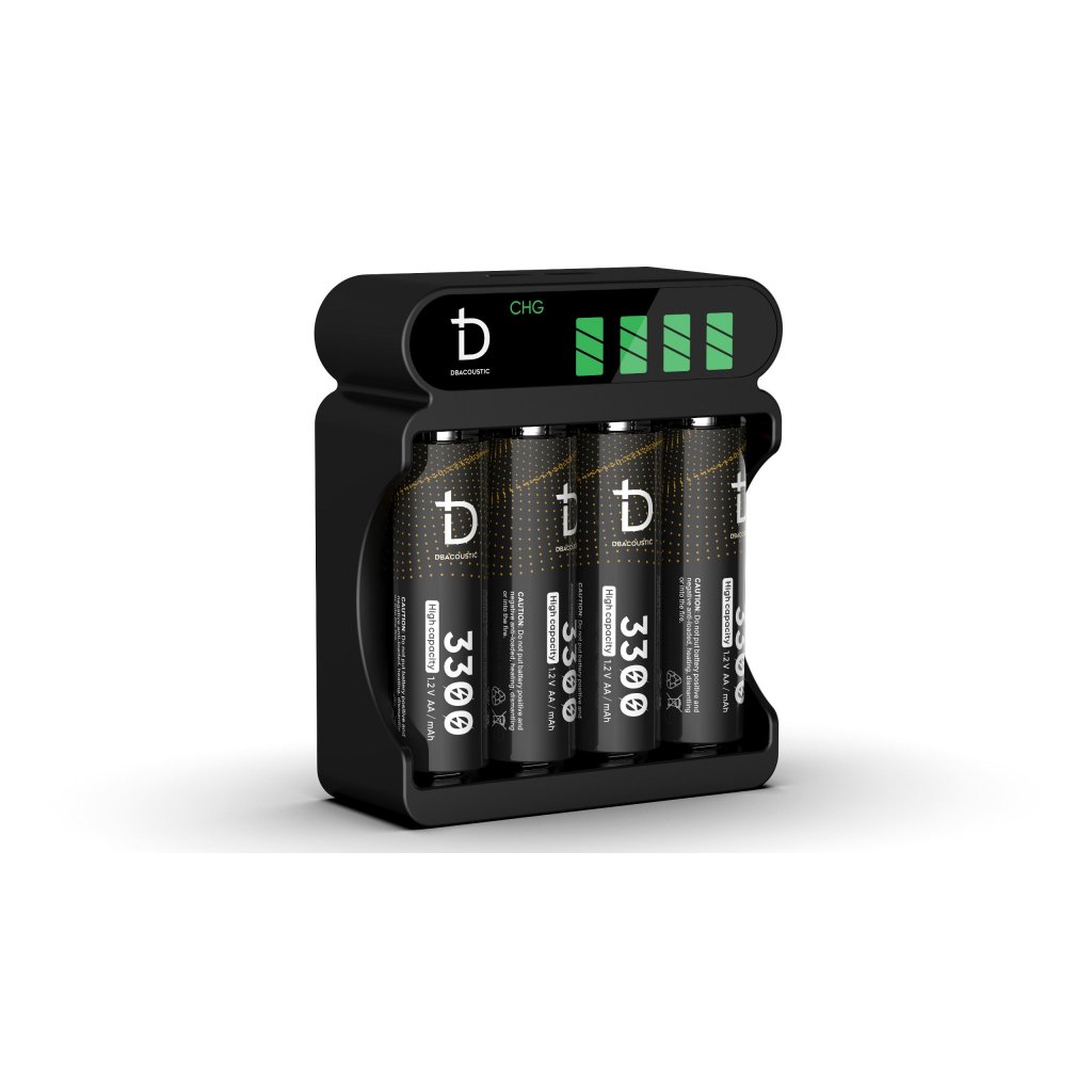 Combo Sạc Pin DBacoustic chính hãng - Bộ sạc C4000L + Pin AA 1.2V - 3300mAh