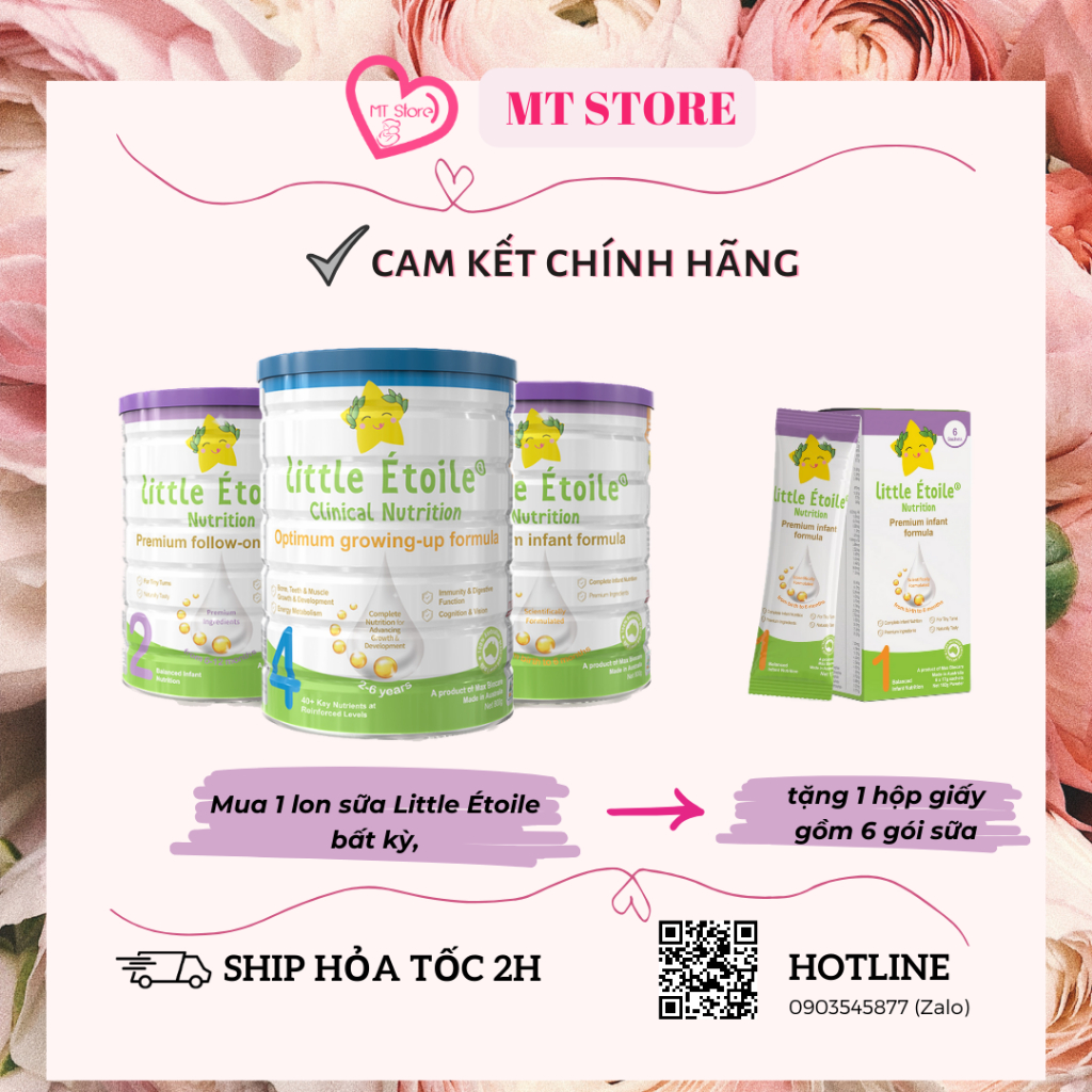Sữa LITTLE ÉTOILE NUTRITION - Sữa dinh dưỡng Ngôi Sao Nhỏ nội địa Úc lon 800g