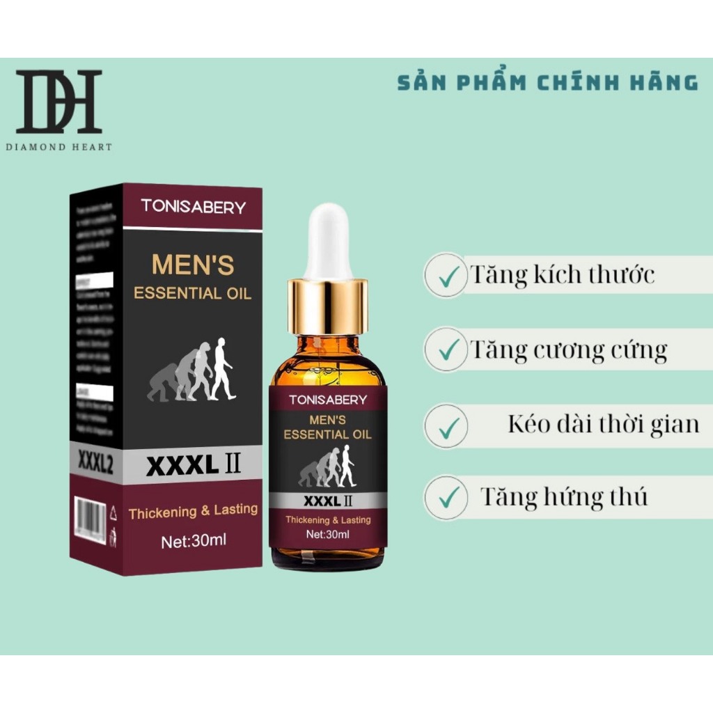 Tinh Dầu Massage Cậu Nhỏ Khổng Lồ 18-20CM Men's 2 trong 1 TĂNG KÍCH THƯỚC VÀ KÉO DÀI THỜI GIAN QH