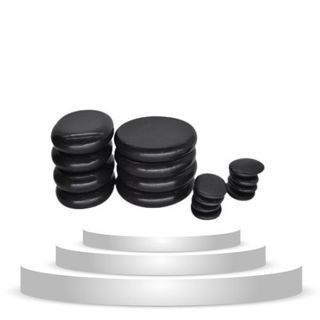 Đá nóng oval | đá massage body đả thông kinh lạc 8x8 và 8x6