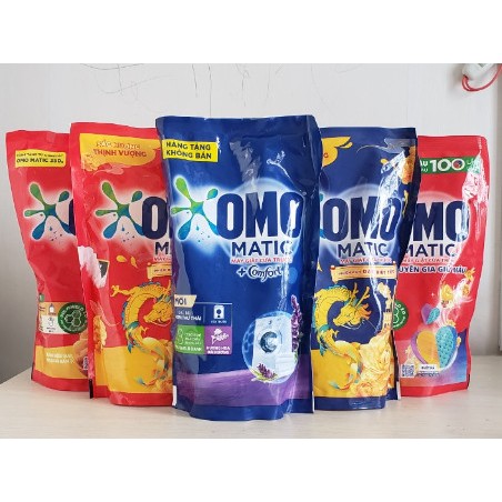 Nước giặt Omo Mactic túi 350g / 400g (hàng km)