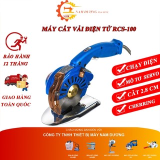 Máy Cắt Vải Điện RCS đĩa 100 có đèn chiếu sáng với 5 tốc độ bảo hành 06 tháng ( màu sắc ngầu nhiên )