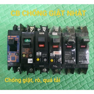 Cb chống giật nhật bản 20a 2 cực