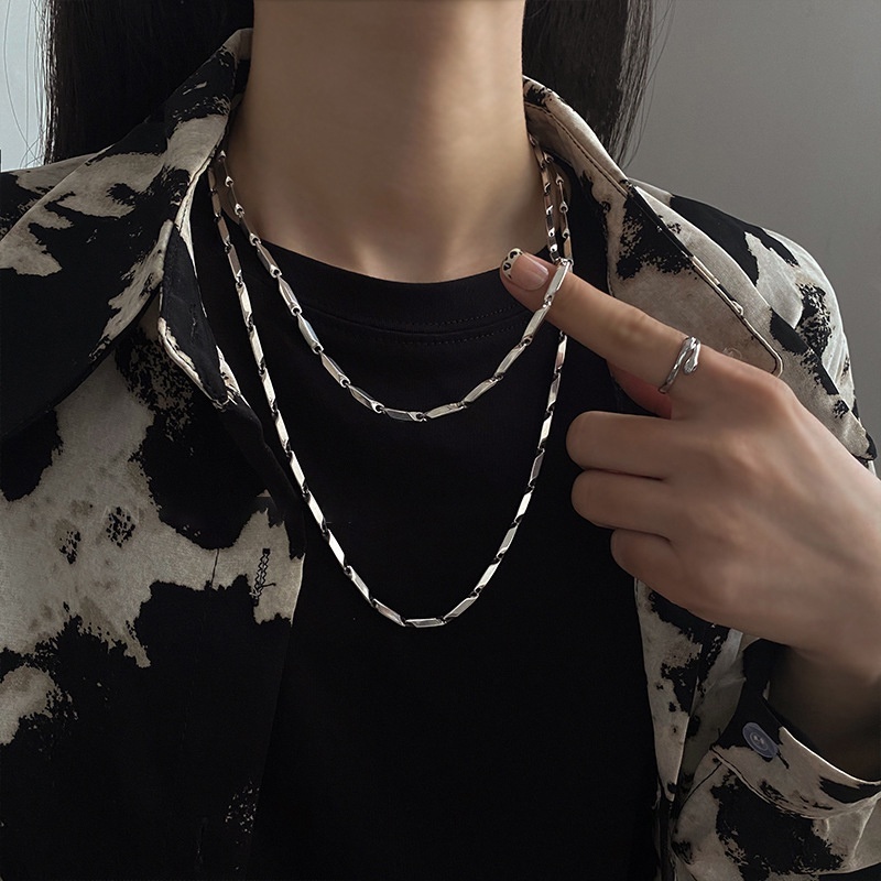 Dây chuyền nam vòng cổ titan không gỉ basic Merin cá tính thời trang phong cách Hàn nhiều lựa chọn - Vòng Cổ Tổng Hợp