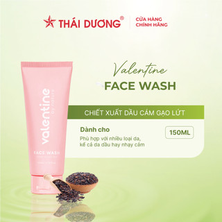 Sữa rửa mặt dịu nhẹ Valentine gạo lứt trắng sáng da 150ml