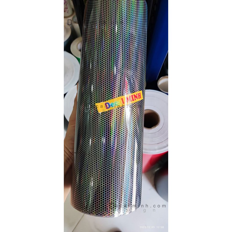 Decal Dán Hình Tổ Ong Tiatn 7 Màu Trang Trí Đèn Đuôi Xe Hơi 50*30cm