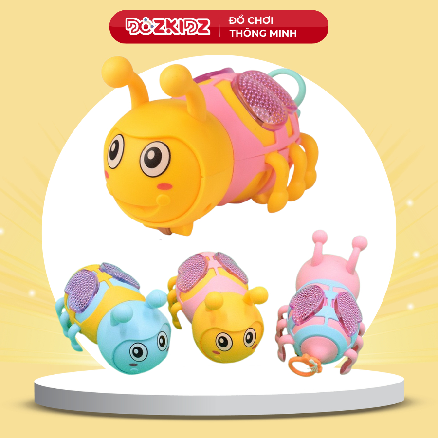 Đồ chơi con ong kéo dây kèm đèn ngộ nghĩnh cho trẻ từ 6 tháng tuổi trở lên – Dozkidz