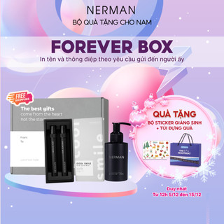 Bộ quà nam giới FOREVER BOX NERMAN Xịt thơm miệng Cool Smile 10ml/chai & Dung dịch vệ sinh 100ml