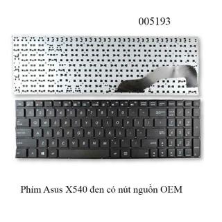 Phím Asus X540 đen có nút nguồn OEM