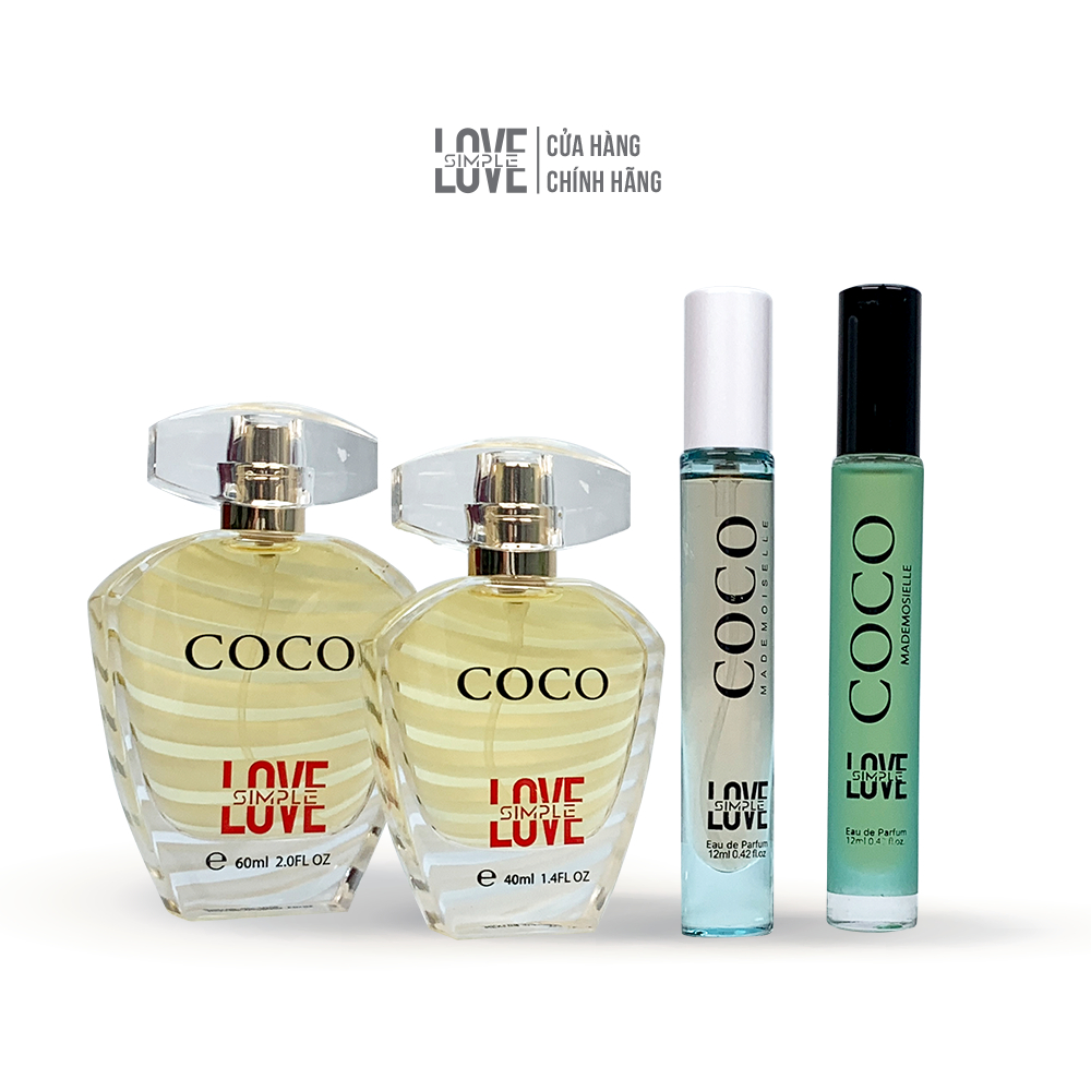 Nước Hoa SIMPLE LOVE COCO – 12ml, 40ml, 60ml