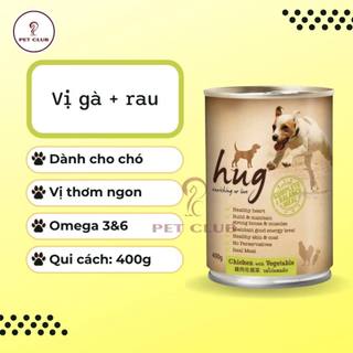 Pate cho chó HUG lon 400gr
