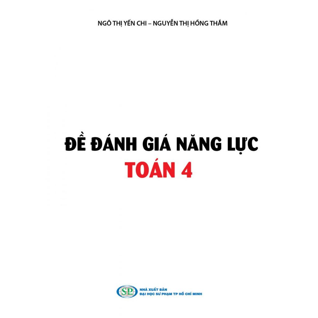 Sách - Đề đánh giá năng lực Toán 4