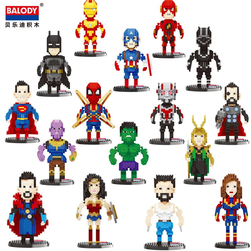 Lắp ráp lego siêu nhân, siêu anh hùng marvel