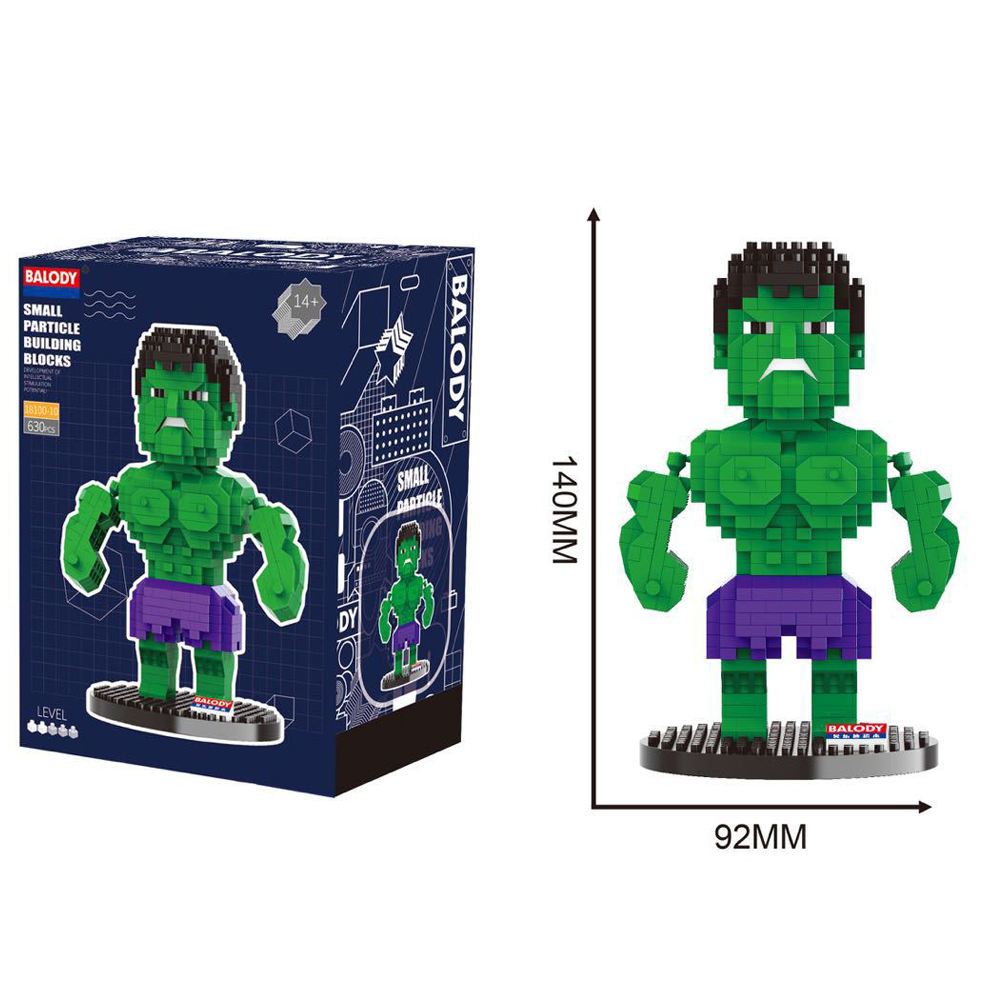 Đồ chơi lắp ráp siêu anh hùng Marvel, siêu nhân điện quang hoạt hình