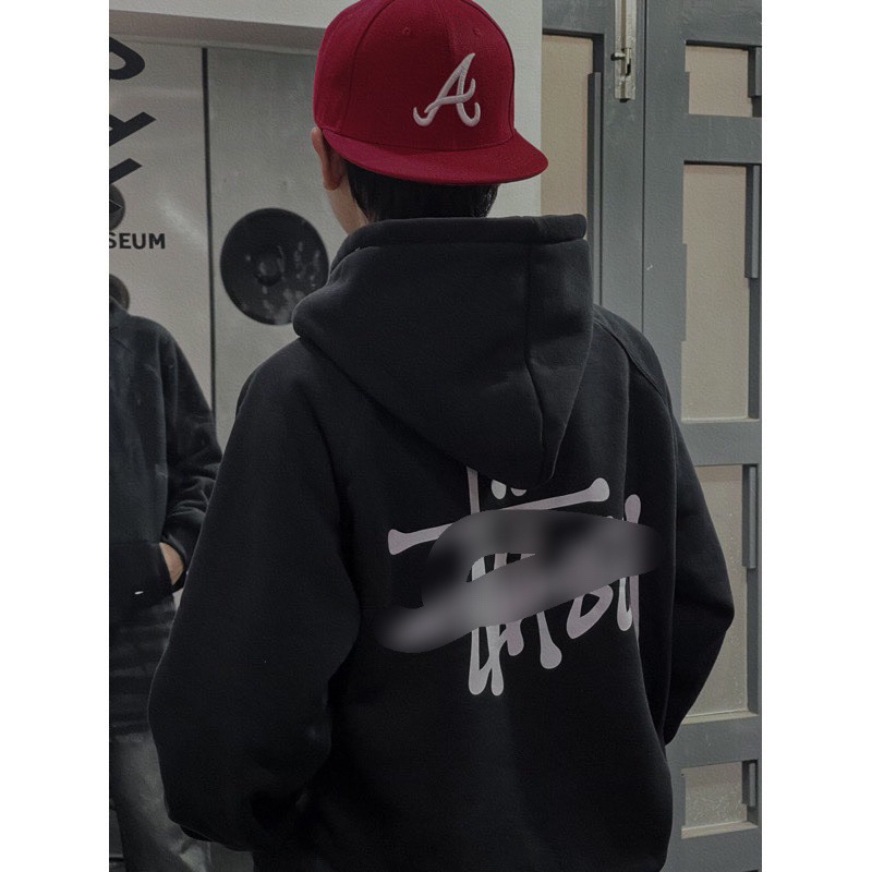 Áo khoác Hoodie Stu-ssy Basic Form Unisex Nam Nữ - chất liệu 100% cotton Full Tag
