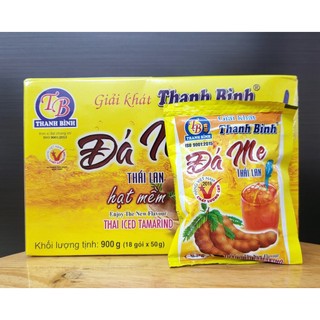 Hộp giấy 900g / 18 gói - đá me hạt mềm / thanh bình thai iced tamarind