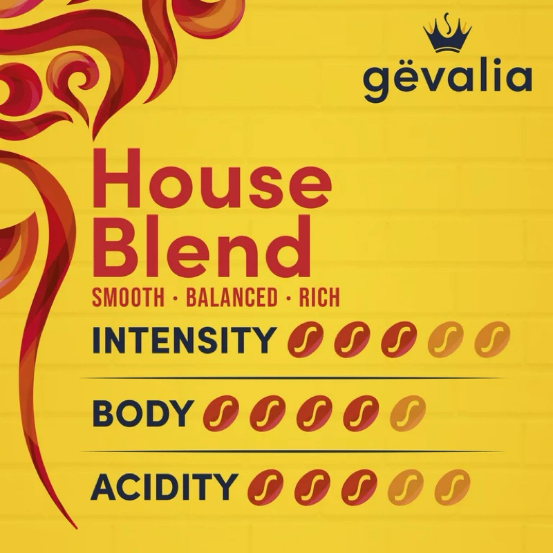 Cà phê xay Gevalia House Blend Medium Roast Ground Coffee