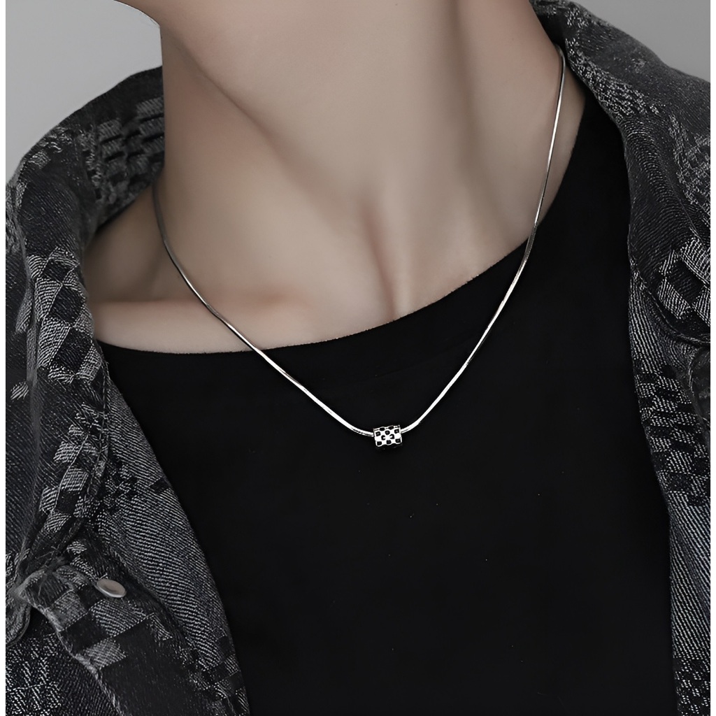 Dây chuyền nam vòng cổ titan không gỉ basic Merin cá tính thời trang phong cách Hàn nhiều lựa chọn - Vòng Cổ Tổng Hợp
