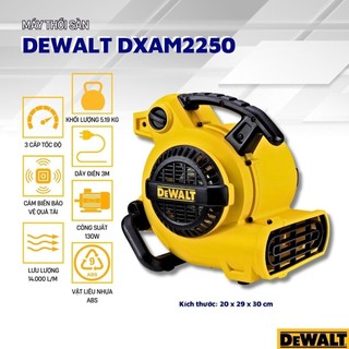 Máy thổi khô thảm, sàn usa dewalt dxam2250 130w