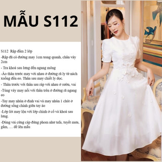 RẬP GIẤY A0 VÁY S112 (KHÔNG CẮT SẴN)