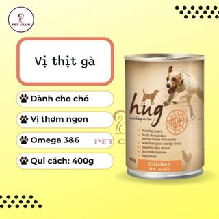 Pate cho chó HUG lon 400gr