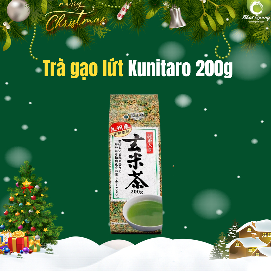 Trà gạo lứt Kunitaro 200g Nhật Bản