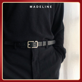 Thắt lưng nam nữ DN08 dây nịt nam nữ 2.3cm thời trang phong cách Hàn Quốc