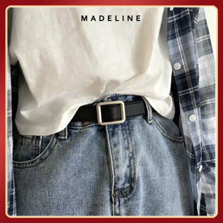 Thắt lưng nữ DN10 dây nịt nữ khóa chữ nhật không lỗ 2.3cm dây nịt học sinh sinh viên phong cách Hàn Quốc