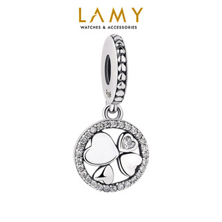 Charm bạc Trái tim đính đá may mắn Moments Heart Of Love Lucky CDE1103