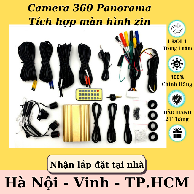 Camera 360 Độ Panorama Hàn Quốc Siêu Nét | BH 24 tháng