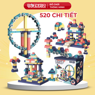 Đồ chơi xếp hình sáng tạo 520 chi tiết phát triển trí tuệ và tư duy cho bé từ 3 tuổi trở lên - DOZKIDZ
