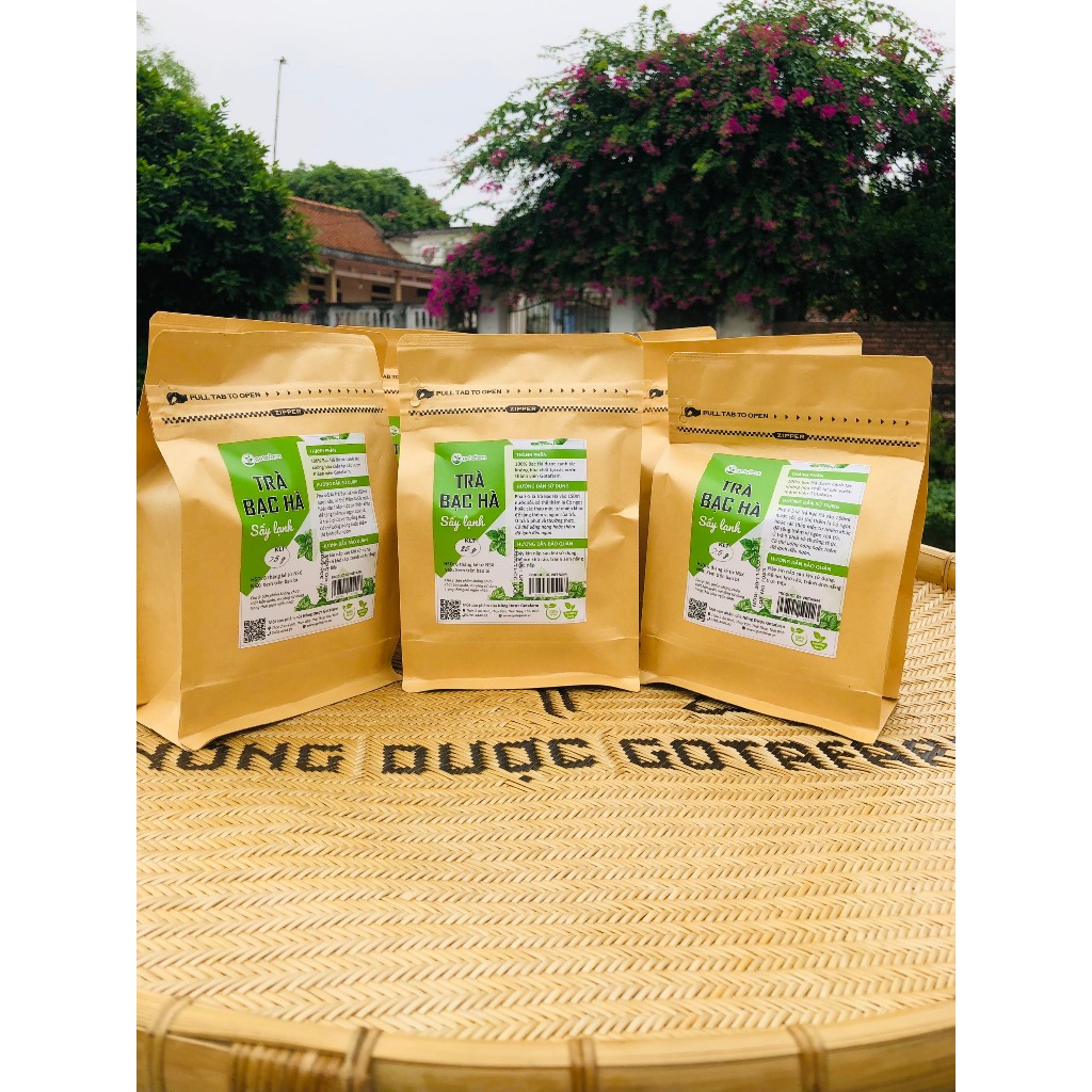 Trà bạc hà sấy lạnh gói 25g GOTAFARM