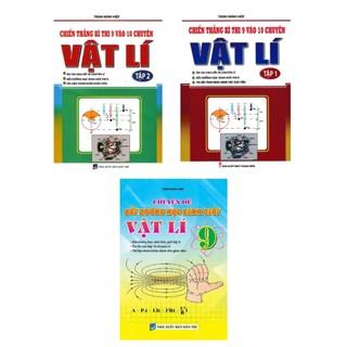 Sách - combo chiến thắng kì thi 9 vào 10 chuyên môn vật lí + chuyên đề bồi dưỡng học sinh giỏi vật lí lớp 9