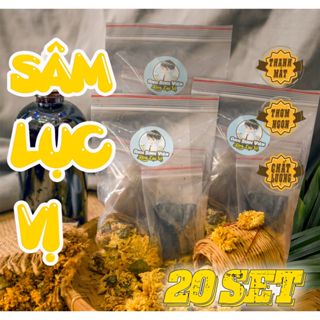 COMBO 20 Set nước sâm lục vị la hán quả nấu 10 LÍT Anh Sinh Viên nguyên liệu thảo mộc 20 người uống