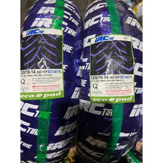 Vỏ (lốp) 120/70-14 IRC dùng cho bánh sau PCX không dùng ruột