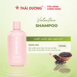 Dầu gội gạo lứt Valentine tóc chắc khỏe suôn mượt 500ml