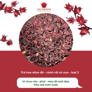 Trà atiso đỏ (Hibiscus, Bụp giấm) 100gr đã lựa sạch - hàng Việt Nam