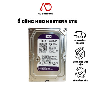  Ổ cứng HDD 1Tb Western Purple  màu tím  cho camera bảo hành 24 tháng 