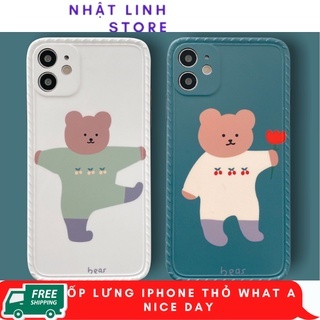Ốp lưng iphone Gấu xinh,ip12promax,12.11promax,x/xs/xsmax/7g/8g/7p/8p