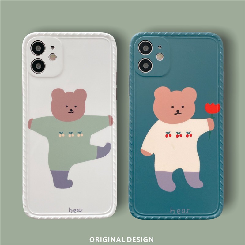 Ốp lưng iphone Gấu xinh,ip12promax,12.11promax,x/xs/xsmax/7g/8g/7p/8p
