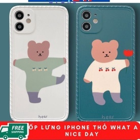 Ốp lưng iphone Gấu xinh,ip12promax,12.11promax,x/xs/xsmax/7g/8g/7p/8p
