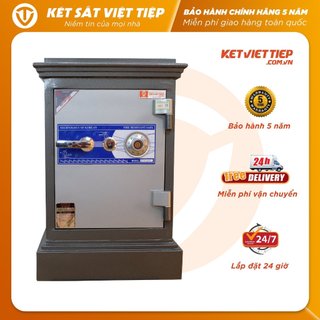 [HÀNG CHÍNH HÃNG] Két sắt Việt Tiệp KVT58KC Cỡ Lớn 100kg Miễn Phí Vận Chuyển