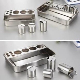 Bộ khay đa năng inox | bộ khay đựng bông y tế dùng trong spa