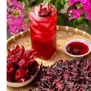 Trà atiso đỏ (Hibiscus, Bụp giấm) 100gr đã lựa sạch - hàng Việt Nam