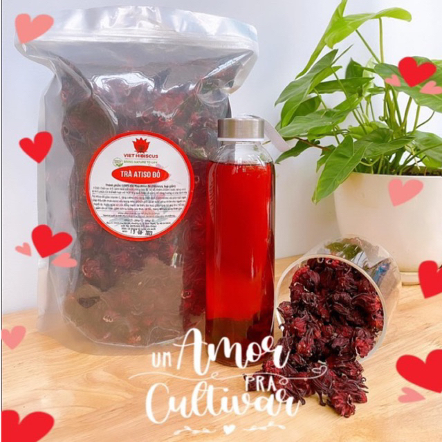 Trà atiso đỏ  100gr đã lựa sạch - hàng Việt Nam