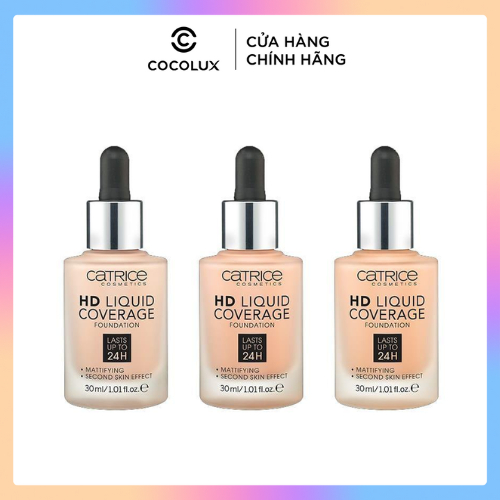 Kem Nền Catrice HD Liquid Coverage Foundation 30ml