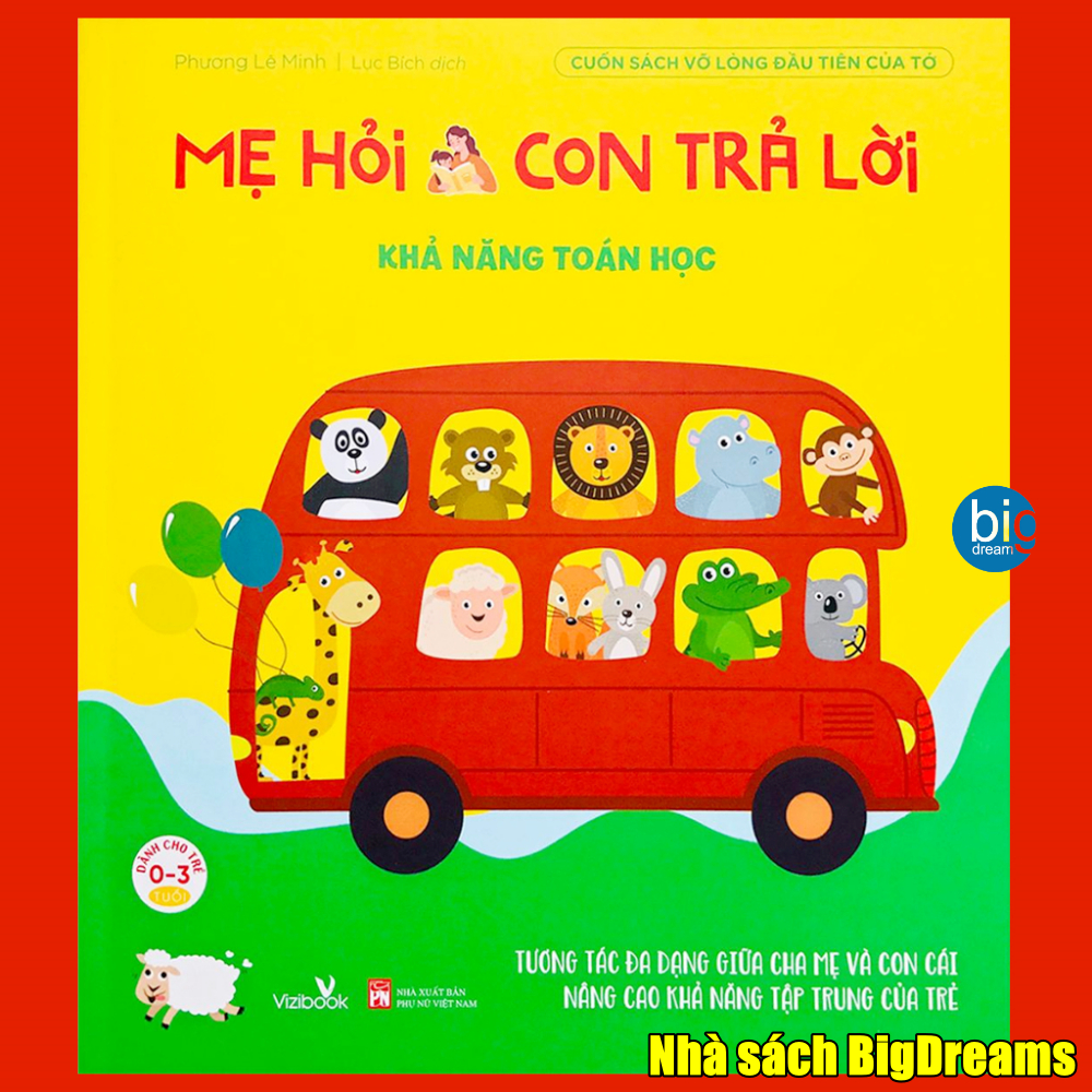 Sách - Mẹ Hỏi Con Trả Lời - Khả Năng Toán Học - Cuốn Sách Vỡ Lòng Đầu Tiên Của Tớ Truyện kể cho bé trước giờ đi ngủ 0-3t
