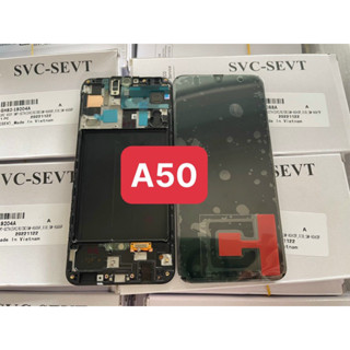 Màn hình Samsung A50 zin hãng liền khung