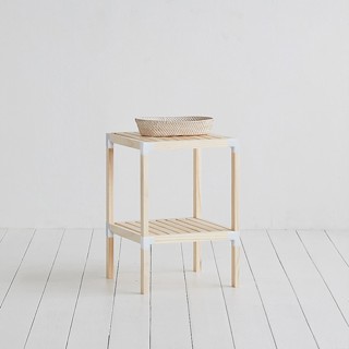 Kệ Để Sách Đầu Giường Gỗ Thông Mỹ 35x35x45CM Kệ Đựng Đồ Đa Năng Decor 2 Tầng, Để Đồ Nhà Bếp Tổ Ong