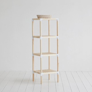 Kệ Để Sách Đầu Giường Gỗ Thông Mỹ 35x35x105CM TAB FORVERVER 84, Kệ Đựng Đồ Đa Năng Decor 4 Tầng, Để Đồ Nhà Bếp Tổ Ong